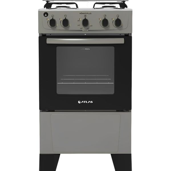 ATLAS COCINA 4H MONACO PLUS TITANIO C/E