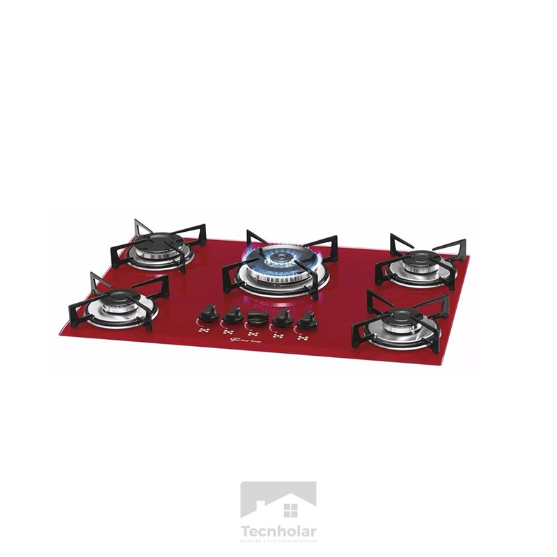 ANAFE FISCHER 5H ROUGE(15738)TRIPLE LLAMA/VIDRIO