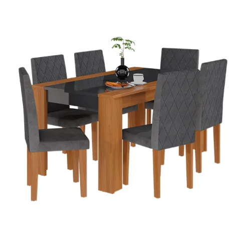 CONJUNTO COMEDOR CHILE 6S 10109.1 IND FRE|NG|GRA