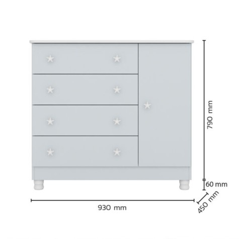 COMODA ZAP 2561 QMOVI RS/BC