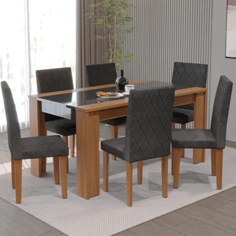 CONJUNTO COMEDOR CHILE 6S 10109.1 IND FRE|NG|GRA