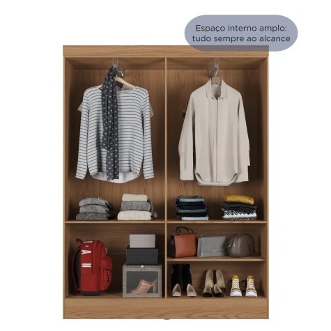 PROVINCIA ROPERO 4P (MP-WL16)(PA3001754) CARVALHO-OFF WHITE FOSCO