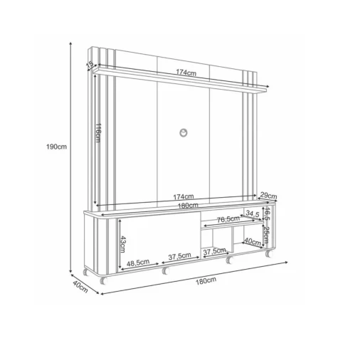 HB HOME THEATER TRINUS 1.8 (4490) CINAMOMO-OFF WHITE