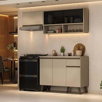KIT COCINA MOSTRADOR+AEREO 2790 ALMENDRA