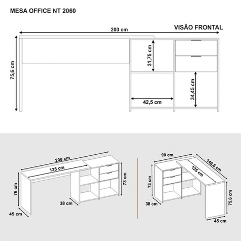 MESA OFFICE NT2060 NOT FRE TRE