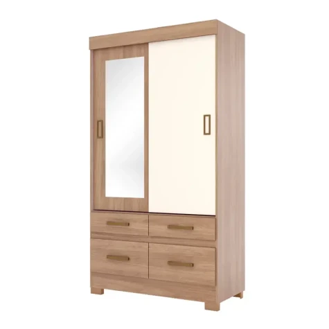 ROPERO BRIZ B25 2P CORR C/ESP 2PZ JE/OFF WH