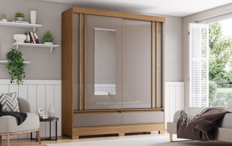 ROPERO BRIZ B373 C/ESP CORR 2P NAT/OFF/AVE