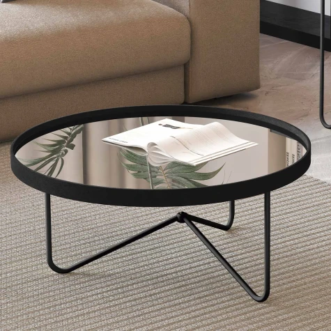 MESA CENTRO ALAMANDA NEGRO