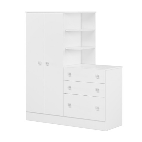 ROPERO 2P 3GAV 4070 C/ COMODA QMOVI BC