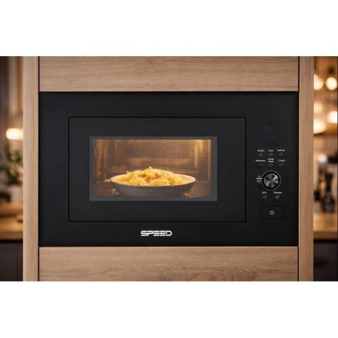 SPEED HORNO MICROONDAS DE EMPOTRAR 25L NEGRO