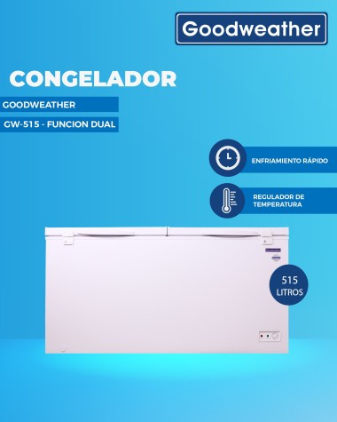 CONGELADOR GOODWEATHER  GW-515  515L 2P