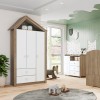 ROPERO 3P 2GAV CASITA HENN RUST|BC
