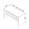 MESA DE ESCRITORIO STAR PERF 100 GIO 50.0 NO/NG