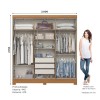 ROPERO BRIZ B367 NATURE/OFF WHITE