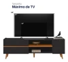 RACK COLIBRI PURUS NEGRO FOSCO/FREIJO