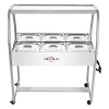 SPOLU BUFETTERA TERMICA 6 CUBAS INOX 210X1020X600 MM 220V