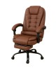 SILLA EJECUTIVA DE OFICINA C/REPOSA PIES EMPOLI MARRON HESX0121