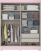 ROPERO BRIZ B66 2PTAS.CORRED. BLANCO