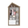 ROPERO 3P 2GAV CASITA HENN RUST|BC