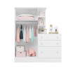 ROPERO 2P 3GAV 4070 C/ COMODA QMOVI BC