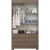 ROPERO BRIZ B25 2PT CORR C/ESP 2PZ CAS OFF WHITE