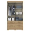 ROPERO BRIZ B25 2P CORR C/ESP 2PZ JE/OFF WH