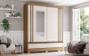 ROPERO BRIZ B373 C/ESP CORR 2P NAT/OFF/AVE