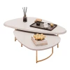 MESA CENTRO PETALA OFF/WHITE (DJMOVEIS)